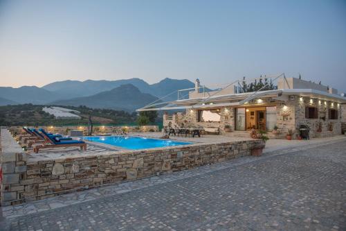 Fotografie z fotogalerie ubytování Zeus & Dione Luxury Villa v destinaci Lagolíon