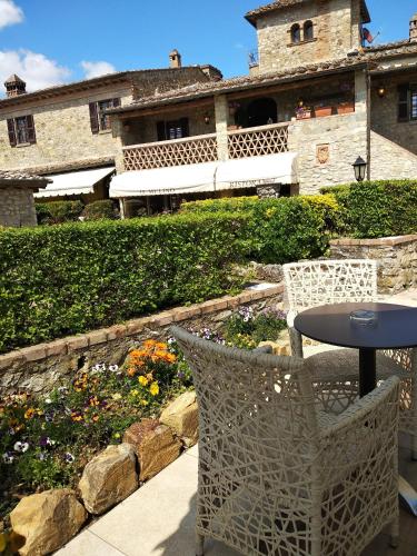 Jardín al aire libre en Mulino Di Quercegrossa
