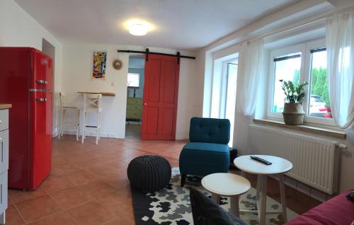 Kuchyň nebo kuchyňský kout v ubytování Villa Cihelna apartments