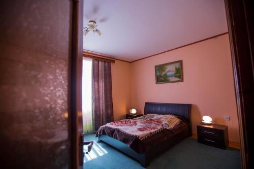 Кровать или кровати в номере Guest House in Drachino