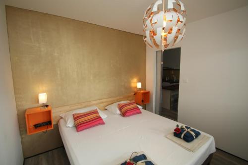 Posteľ alebo postele v izbe v ubytovaní Apartment Priska
