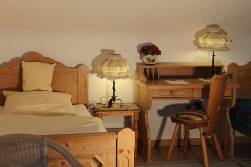 Χώρος καθιστικού στο Hotel Haus Kirsch