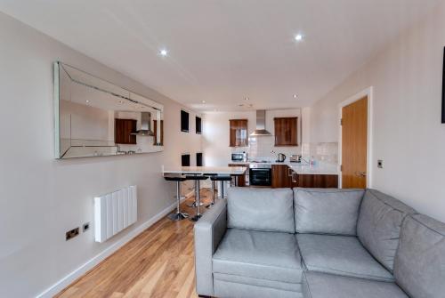 Dapur atau dapur kecil di The Print Works Apartments
