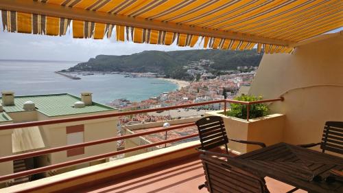 Balcon ou terrasse dans l'établissement Casa na Falésia