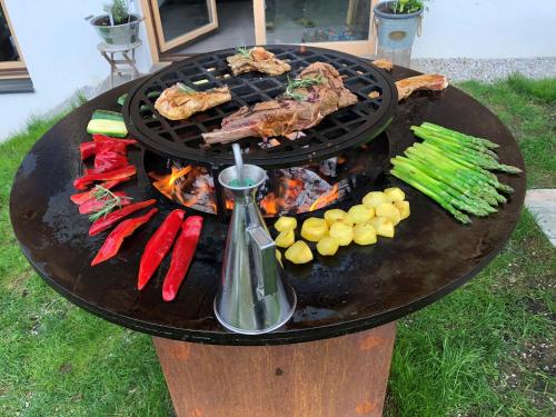 Comida en la casa vacacional o alrededores