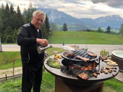 Comida en la casa vacacional o alrededores