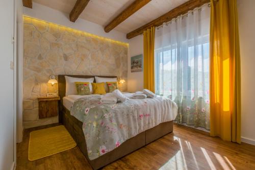 Un pat sau paturi într-o cameră la Relax Derossi