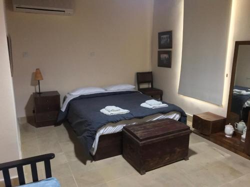 Ένα ή περισσότερα κρεβάτια σε δωμάτιο στο Agia Mavri House