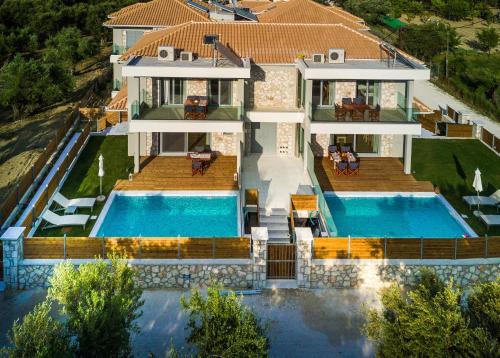 Πισίνα στο ή κοντά στο Leandros Villas