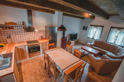 Køkken eller tekøkken på Apartmány Štefanova