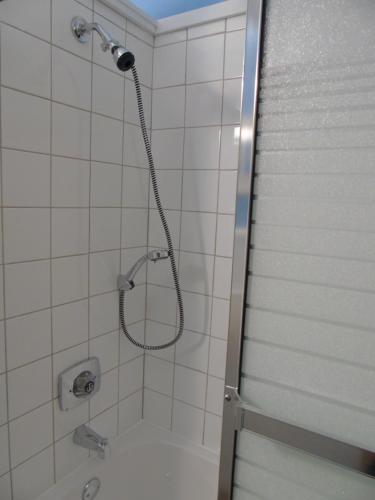 Koupelna v ubytování Gîte la Veilleuse