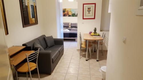 Ruang duduk di Patras Port apartment