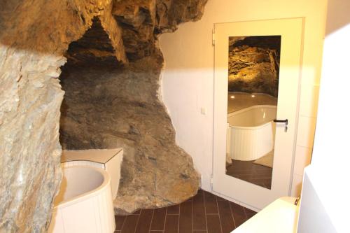 Koupelna v ubytování Ferienhaus in Langenlois