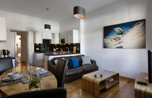 Posezení v ubytování Luxoise Apartments