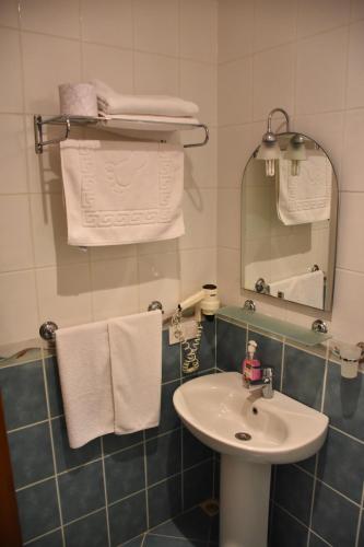 Koupelna v ubytování Aybey Apart Hotel