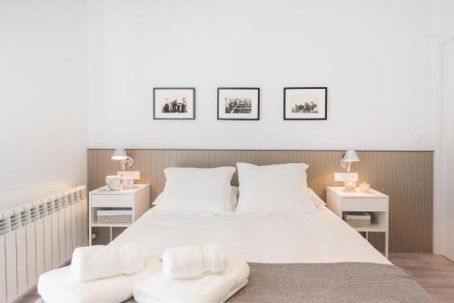 Posteľ alebo postele v izbe v ubytovaní Petit Luxe Dúplex