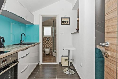 Kuchyňa alebo kuchynka v ubytovaní Apartment Nikola