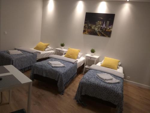 Cama o camas de una habitación en Klopot 4 Apartment
