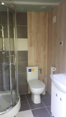 Koupelna v ubytování Glamping Podgrodzie