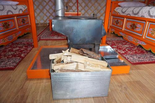 Letto o letti in una camera di My Mongolia Eco Ger Camp