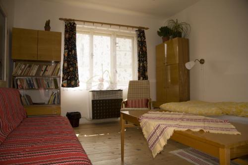 Postel nebo postele na pokoji v ubytování Lately renovated country house