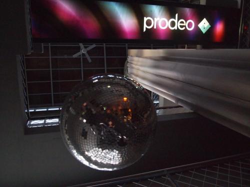 a disco ball is on display in a store at Prodeo Hotel + Lounge in Buenos Aires