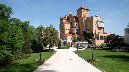 Zahrada ubytování Hotel Schloss Mönchstein