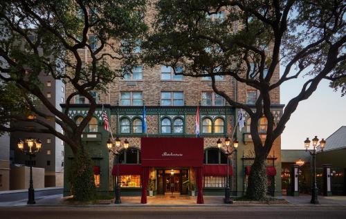 a rendering of the exterior of a hotel at Pontchartrain Hotel St. Charles Avenue in New Orleans