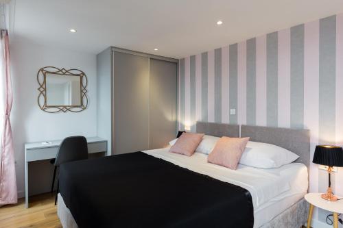 Кровать или кровати в номере Apartment Stulli 2