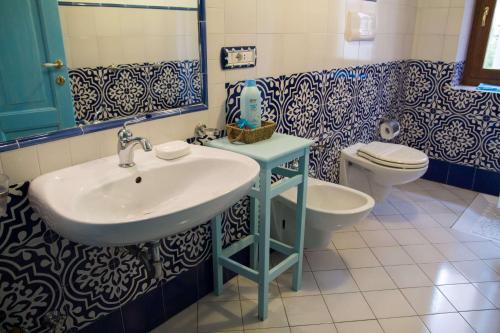 Koupelna v ubytování Hotel Del Sole Al Plebiscito