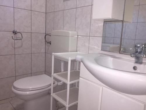 Salle de bains dans l'établissement Apartment Mirela