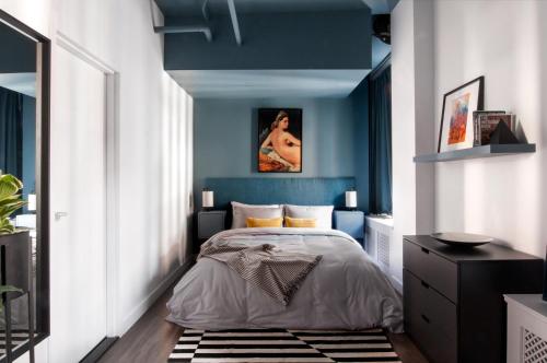 Maison Saint-Vincent By Maisons & co tesisinde bir odada yatak veya yataklar