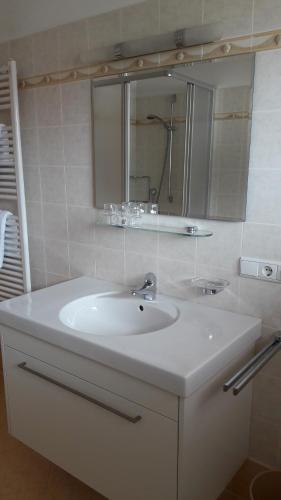 Koupelna v ubytování Apartment Residence Volgger