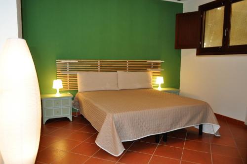 En eller flere senge i et værelse på casa Francy