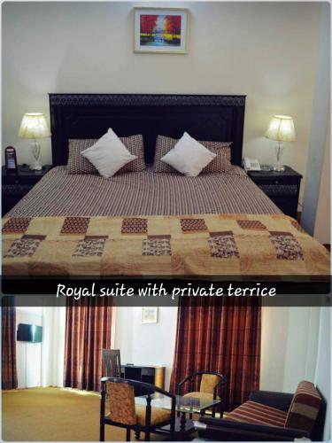 Postel nebo postele na pokoji v ubytování Stargaze Hotel & Apartment
