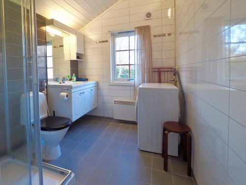 Koupelna v ubytování Eagle View Lofoten