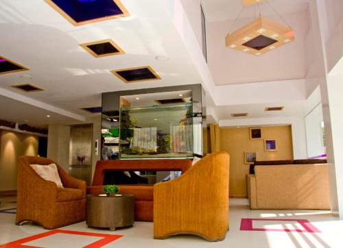 The lobby or reception area at Paradiso Boutique Suites