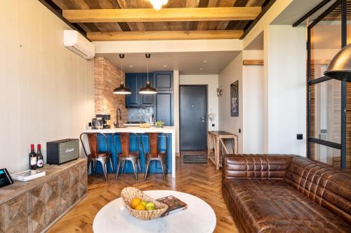 Η κουζίνα ή μικρή κουζίνα στο Design Apartment