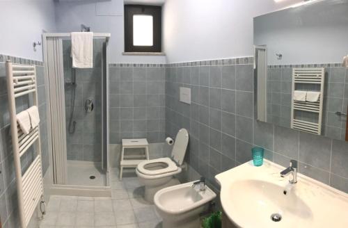 Ένα μπάνιο στο B&B Il Giardino di Zefiro