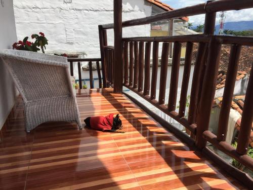 Balkón nebo terasa v ubytování La Serrana Hostal Spa
