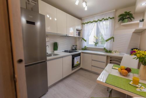 Кухня или мини-кухня в Exotic Rami’s Apartments
