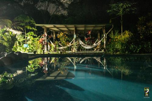 Kolam renang di atau dekat dengan Oro y Luna Lodge