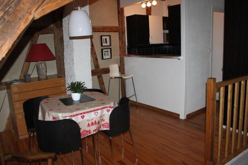 Ruang duduk di Les Appartements de Home Petite Venise