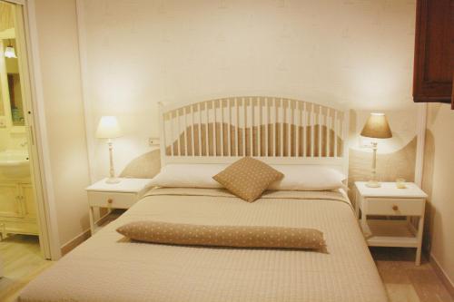 Un pat sau paturi într-o cameră la B&B VelAmare