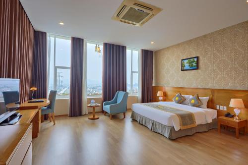 TV/trung tâm giải trí tại Hoang Son Peace Hotel