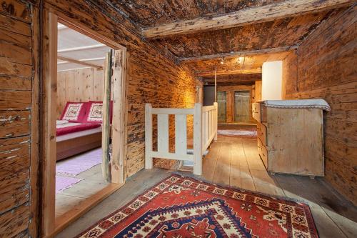 Postel nebo postele na pokoji v ubytování Berghütte Schöpf