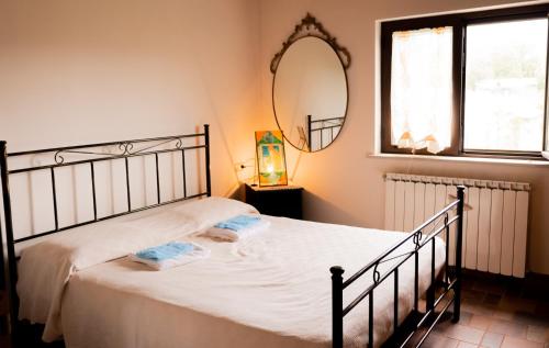 Giường trong phòng chung tại Campo varone