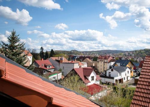 Nespecifikovaný výhled na destinaci Eisenach nebo výhled na město při pohledu z apartmánu