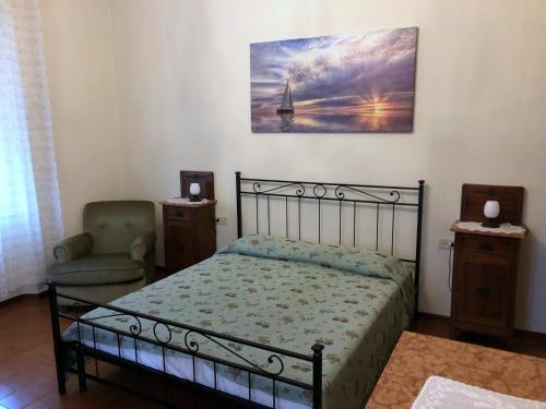 Postel nebo postele na pokoji v ubytování Casa Vacanza Ilia