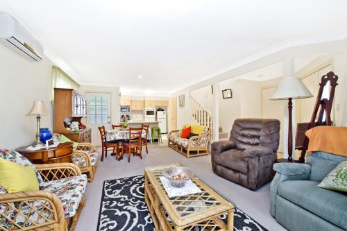 A seating area at 3/54 Owen Street, Port Macquarie